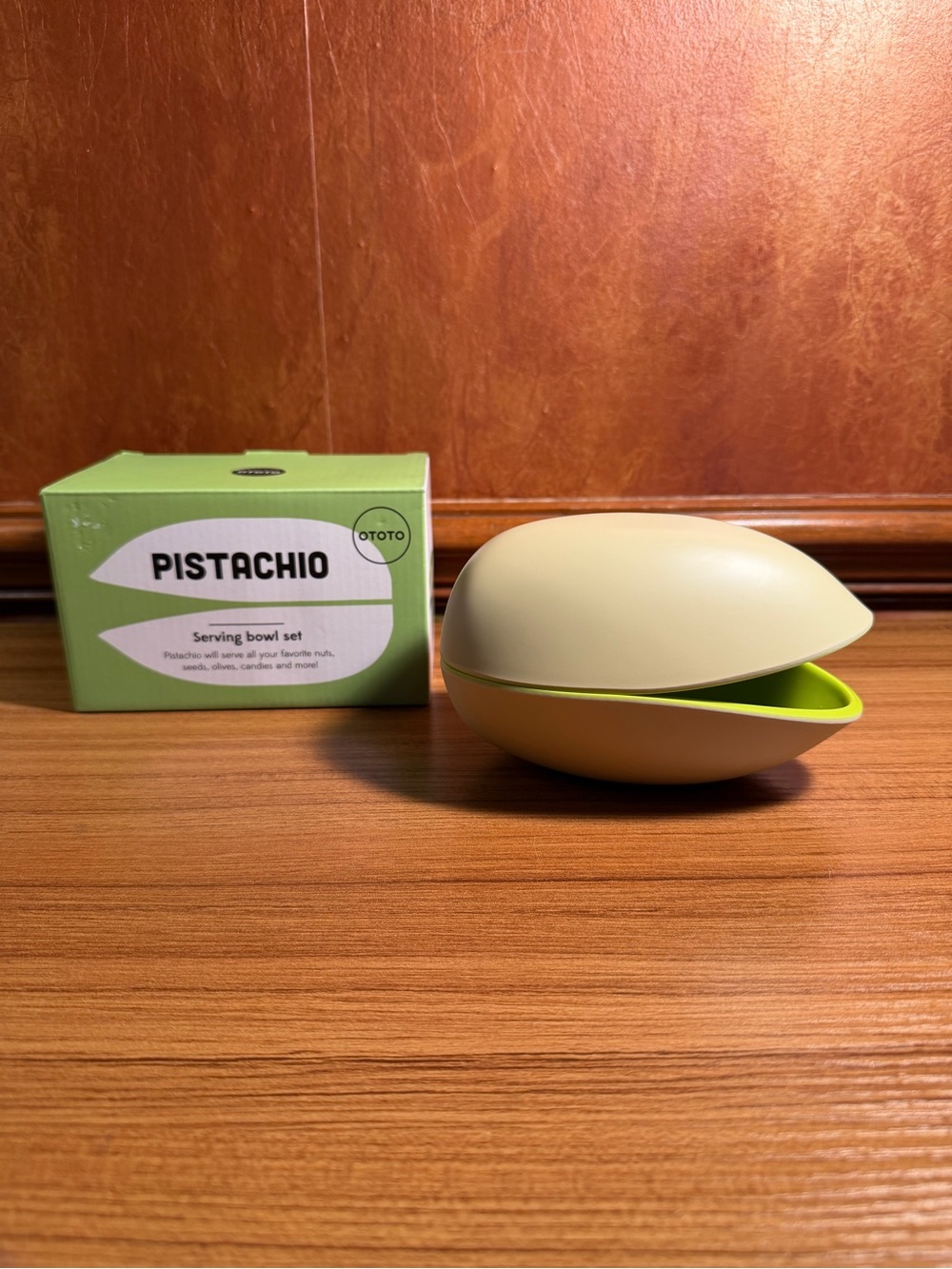 NEW OTOTO Pistachio Serving Bowl Set Double Layer Nut Snack Dish Shell Storage